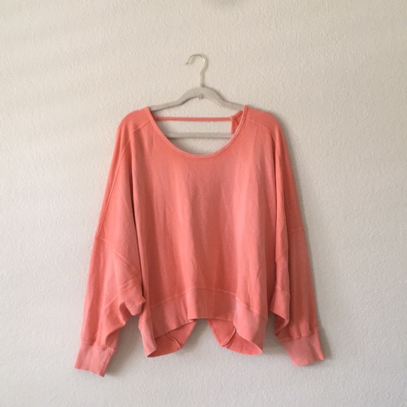 Free People Tops - Free People Back It Up Pullover Sweatshirt Top XS